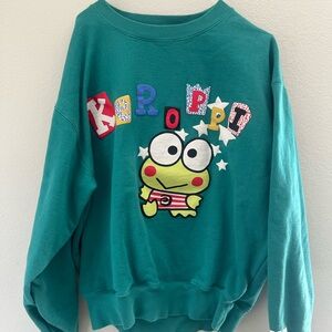 Sanrio Sweatshirt (Keroppi)